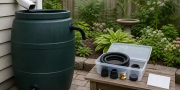 Make a One-Card Inventory for Rain-Barrel Parts