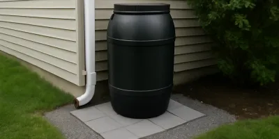 How to Build a Gravel and Paver Base for a Rain Barrel