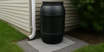 How to Build a Gravel and Paver Base for a Rain Barrel