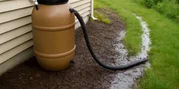 Rain Barrel Overflow Away From the Foundation: A Practical Routing Guide
