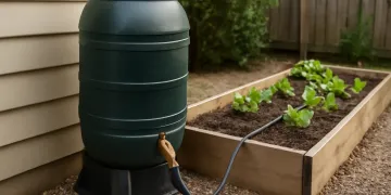 Rain Barrel Raised Bed Watering Layout: How to Split Low-Pressure Water Without Starving Beds
