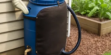 Rain Barrel Shade Cover Setup: When a Wrap Actually Helps Algae