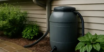 Rain Barrel Sizing: How Much Roof Area Fills a 50-Gallon Barrel?
