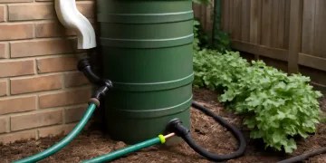 How to Connect a Rain Barrel to a Soaker Hose Without Starving the Garden