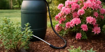 How to Use Rain Barrel Water for Blueberries and Azaleas