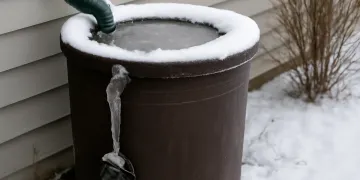 How to Winterize a Rain Barrel Before Freezing Weather